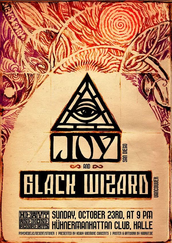 Joy und Black Wizard, finales Plakat