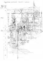 Megastructure map sketches, Megastructure vertical plan and building history